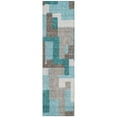 thumbnail image 2 of Addison Rugs Chantille Indoor/Outdoor Transitional Modern Teal Washable Runner Rug, 2'3" x 7'6", 2 of 6