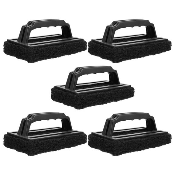 5 Pcs BBQ Cleaning Tools Griddle Grill Multi-use Brush Multipurpose Sponge Barbecue Pp
