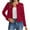 #_003Red, variant on ASDFVBKG Sequin Jackets for Women Open Front Sparkly Glitter Long Sleeve Blazer Cropped Dressy Coat Loose Jackets Purple XL