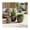 Brown, variant on Decorative Metal Round Planters for Home Decor - Modern Flower Pots for Entryway, Living Room, or Office Accent - Indoor and Outdoor Garden Pots for Plants - Set of 3, 11", 10", 8", Gray and Gold