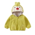 thumbnail image 2 of Cowsor Baby Kids Sherpa Jacket with Zipper, Cotton-Lined Fuzzy Outerwear Coat for Infant Toddler, 2 of 7
