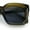Green - Black, variant on SA106 Womens Luxury Beveled Thick Horn Rim Rectangle Fashion Sunglasses Green - Black
