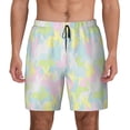thumbnail image 2 of Goofa Color Rabbit Printed Men's Swim Trunks Board Shorts Quick Dry Mens Swimming Trunks with Compression Liner,Breathable Fit Hawaii Beach Shorts-3X-Large, 2 of 9