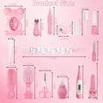 thumbnail image 2 of Qissep Baby Healthcare and Grooming Kit, 25 in 1 Baby Grooming Kit with Hair Brush Comb, Nail Clipper, Nasal Aspirator, Baby Essentials as a Newborn,Best Gifts for Infant Girls Boys,Pink, 2 of 10