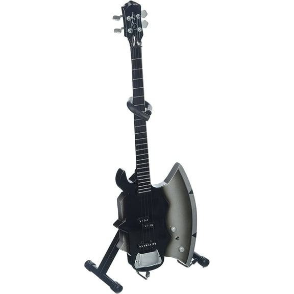 KISS Gene Simmons Miniature AXE Bass Signature Guitar Replica - Officially Licensed Collectible (2M-K01-5006)