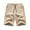Khaki, variant on Mens Casual Shorts Male Solid Color Elastic Rope Beach Pants Youth Casual Sports Straight Leg Mens Sport Shorts Khaki L