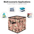 thumbnail image 2 of Cross Foldable Toy Box Storage Baskets with Handle, 10.8"x10.5"x10.6", Large Capacity Organizer Bins, 2 of 6