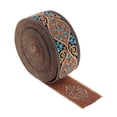 thumbnail image 4 of 5 Meters Blue Vintage Sari Border Craft Embroidered Sewing Ribbon - 3cm, 4 of 8