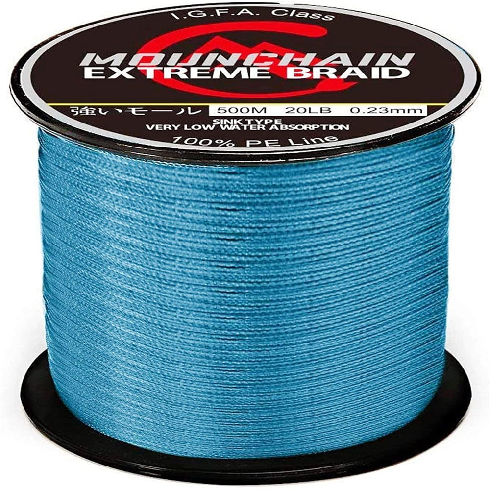 Monofilament Fishing Line Super Strong 8 Braided Fishing Lines PE  Multifilament Lines for Carp Fishing Wire Rope Cord Leader Line (Color :  Blue, Line Number : 1000M 8 Strands 22LB) : : Sports & Outdoors