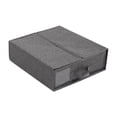 thumbnail image 3 of Organizador de juego de sábanas BLESIY con asa bolsa de almacenamiento de sábanas Gris, 3 of 8
