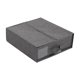 thumbnail image 3 of Organizador de juego de sábanas, organizador de armario con asa, bolsa de almacenamiento de sábanas, organizador de ropa de cama para organización de , Gris Macarena Contenedor de almacenamiento de sábanas, 3 of 8