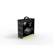 Auto Drive Black 12V/24V Triple Socket Adapter with Dual USB Charging Ports, Compatible with Mobile