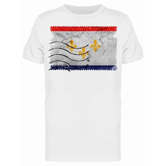 Flag Of New Orleans Louisiana Tee Men's -Image by Shutterstock
