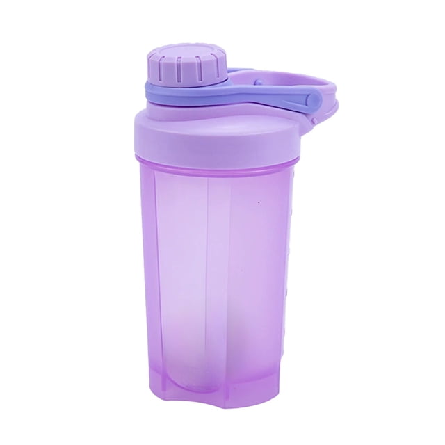 Vaso para batido de proteína en polvo de 500 ml, vaso graduado para café, vaso portátil grande, vaso deportivo para fitness, vaso de plástico