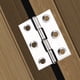 thumbnail image 5 of Bisagra a tope plegable de metal de engrosamiento pequeño de 8 piezas para armario de puerta de gabinete, plateado Vhermosa CPB-SSW1310-6, 5 of 5