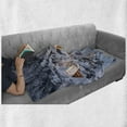 thumbnail image 6 of Winter Soft Flannel Fleece Throw Blanket, Shirakawago Scenery in Gifu Chubu Japan, Cozy Plush for Indoor and Outdoor Use, 50" x 60", Pale Purpleblue Brown, by Ambesonne, 6 of 6