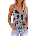 thumbnail image 5 of SHEOWO Women's Sexy Tank Top Sleeveless Leopard Print Rib Knit Crop Cami Top Vest Sexy Sleeveless Suspender Vest, 5 of 7