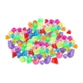 thumbnail image 1 of 100 piezas de tesoro de hielo de hielo, artesanías de artes, joyas coloridas de cubito de hielo para niños juguete sensorial para eventos dispersos de S, 1 of 8