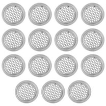 15 Pcs Cabinet Vent Stainless Steel Hole Round Ventilation Soffit Vents Air Outlet Double Sided