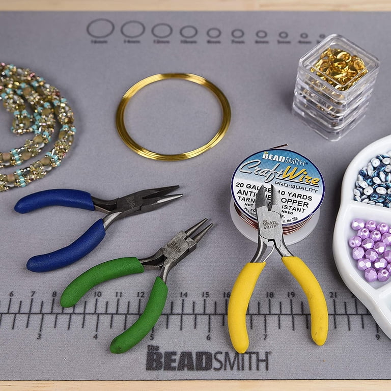 Beadsmith Micro Mini Jewelry Tool Kit - 4 Tiny Plier Set For Small Projects