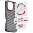 thumbnail image 1 of Kit de mejora de metal REBEL GEN6/GEN5 para fundas iPhone Pro, color rojo, 1 of 4