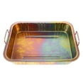 thumbnail image 2 of RENACLIPY Multifunctional Steel Oil Drain Pan Tray for Cars, Trucks, and Daily Use, Automotive Fluid Catch Basin, 2 of 5