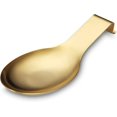 thumbnail image 1 of Soporte para cucharas de oro mate, soporte para cucharas de acero inoxidable para estufa, soporte para utensilios de cocina para cucharones, pinzas, espátula, soporte para cucharas para estufa (1 pieza-9,8 pulgadas Rojo Verde Cocina, Decoración y Otros, 1 of 5