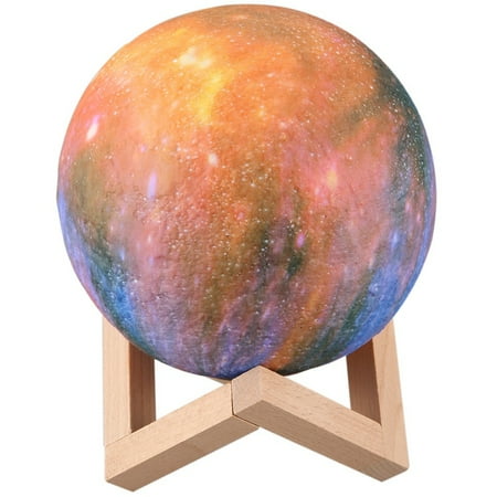 

3D Printer Moon LED Atmosphere Lamp Home Office Bedroom Decoration Christmas X New Year Smart Gift Night Lights