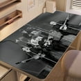 thumbnail image 1 of The Beatles-themed extra-large Non-Slip Base leather Desk Table mat—versatile for computer desks, dining tables, and more.47"x32"(120X80cm）, 1 of 6