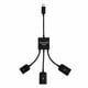 thumbnail image 2 of Adaptador de Cable Micro USB OTG HUB 3 en 1 para Kuymtek teléfono inteligente Samsung Galaxy S3S4, 2 of 6