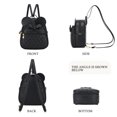 thumbnail image 5 of KL928 Bowknot Dot Cute Mini Backpack Small Daypacks for Women, 5 of 7