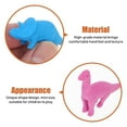 thumbnail image 2 of Lindbes 25Pcs Mini Cartoon Erasers 3D Dinosaurs Erasers Pencil Mark Remover (Random Color), 2 of 7