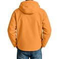 thumbnail image 4 of Evdexr Men's Rain Jacket Lightweight Zip Up Waterproof Outerwear Fall Winter Outdoor Hiking Coat Hooded Windbreaker Jackets with Zipper Pockets L, 4 of 7