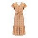 thumbnail image 5 of Vestido de Manga Corta para las Mujeres, Cintura Elástica Vestido de Playa de Verano de Gasa con Doblado de Línea, Casual Y Fluido, 5 of 6