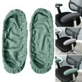 thumbnail image 5 of Office Chair Covers 1 Pair Decorative Easy to Install Useful Nude Color Chair Armrest Pads, 5 of 5