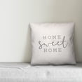 thumbnail image 2 of Creative Products Home Sweet Home White and Grey 16x16 Indoor / Outdoor Pillow, 2 of 2