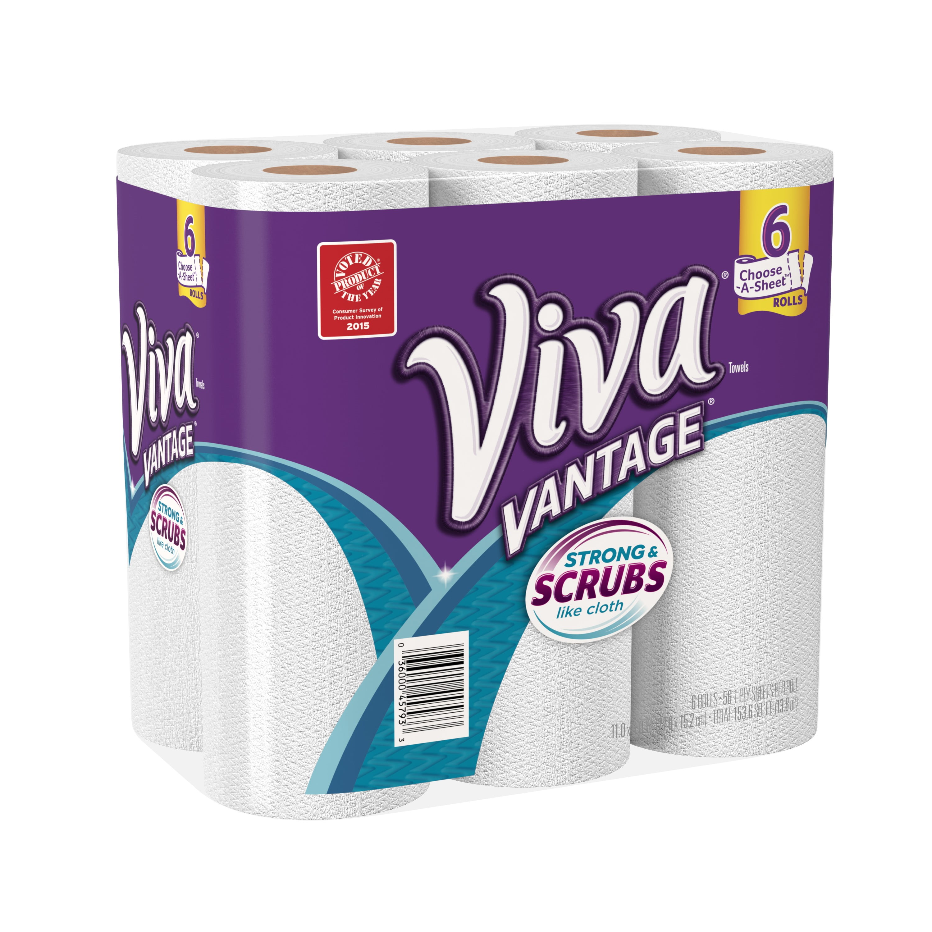 Viva Paper Towel Vantage Choose A Size 6CT