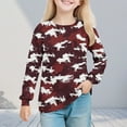 thumbnail image 3 of Ugoldhm Children Boys' Girls' Camo Shirt Crew Neck Long Sleeve Tunic Tee for Casual Fall Summer, 3 of 8