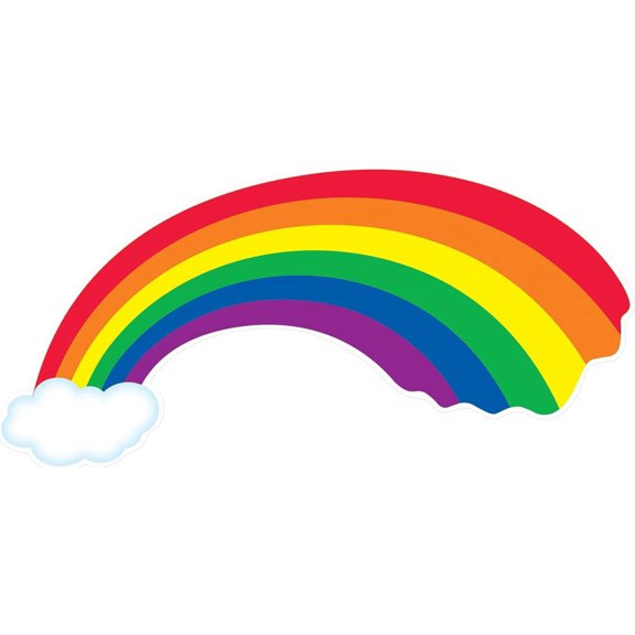 Beistle Rainbow Cutout Party Accessory, 31 inches wide, Multicolor, Pack of 1