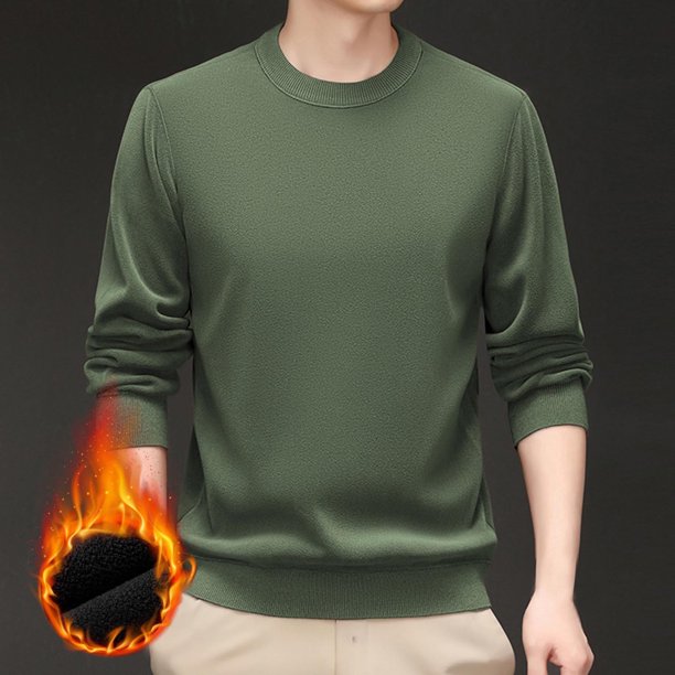 Blusas y camisas de manga larga con cuello redondo para hombre, ropa deportiva para el hogar, pijamas, camisetas de color liso, blusa deportiva para hombre, poliéster