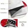 thumbnail image 6 of Round Rugs 7Ft, Red Snowman Christmas Round Area Rug Washable Indoor Throw Carpet, Xmas Snowflake Birds Large Non Slip Circle Rug for Dining Room Playroom Home Decor Aesthetic, 6 of 8