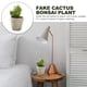 thumbnail image 3 of Mini planta de cactus artificial en maceta, decoración interior creativa, pequeña flor de simulación, 3 of 5
