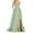 2-Green, variant on Prom Dresses Ladies Long Women Elegant Backless Long New Long Dress Dressescrisn Satin Spaghetti Party Prom Dress Side Slit Wedding Evening Party Dress with Pockets Features:
