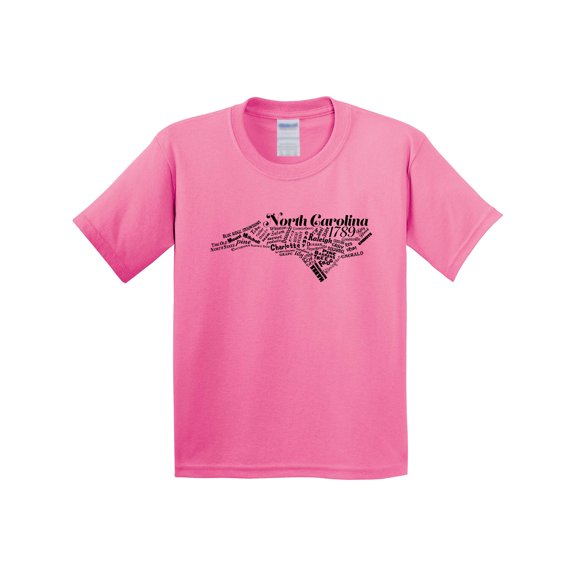 Inktastic North Carolina Word Salad Youth T-Shirt