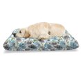 thumbnail image 1 of Rose Pet Bed, Watercolor Effect Design Flowers Spring Theme Pastel Tones Illustration, Chew Resistant Pad for Dogs and Cats Cushion with Removable Cover, 24" x 39", Multicolor, by Ambesonne, 1 of 4