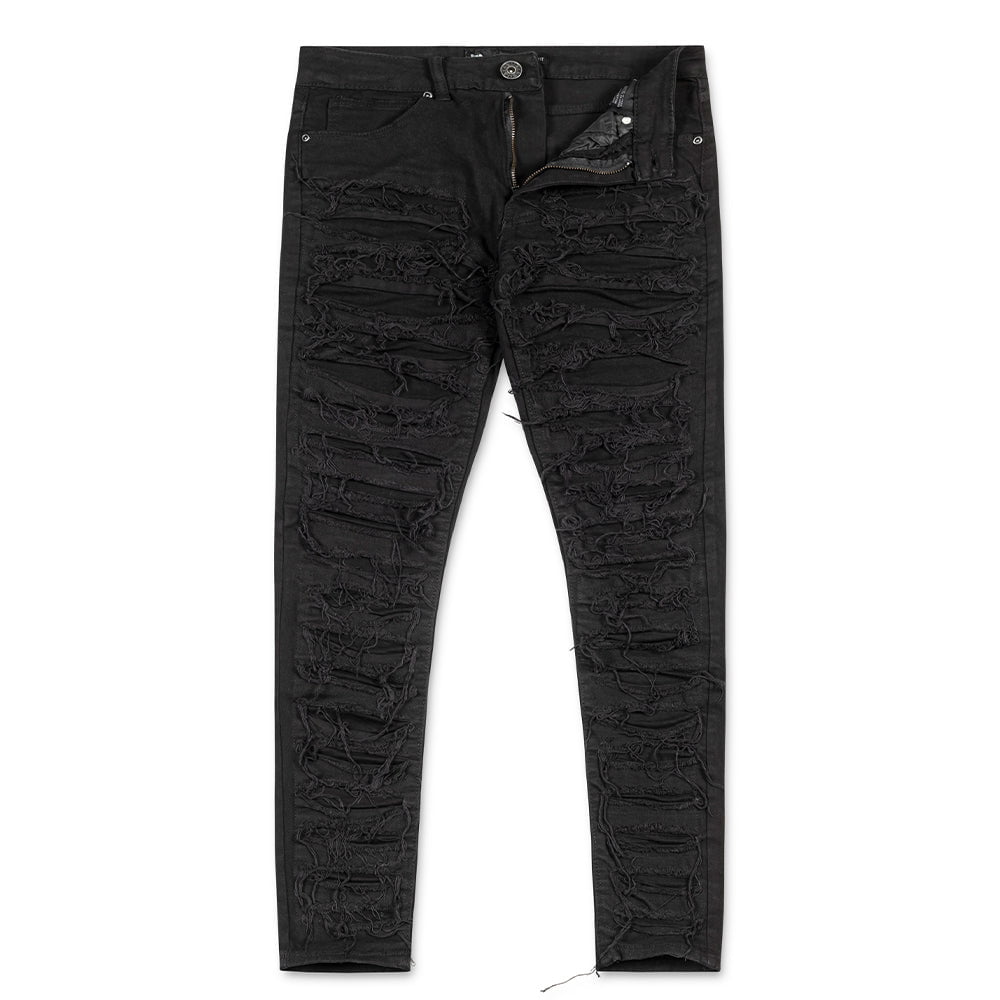 WaiMea Men Rip Jeans (Jet Black) - Walmart.com