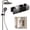 Z-4-J-4.33 Inch, variant on Shower Head Bracket Adjustable Shower Holder Handheld Shower Mount Slide Bar Clamp, Height Adjustable Shower Wand Clip, Replacement Bathroom Shower Accessory for Handheld Shower Installation 1Pcs