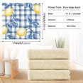 thumbnail image 6 of Yayeee 6 Pack Kitchen Dishcloths for Washing Dishes Soft Absorbent Microfiber Towels, Light Lemon, 6 of 9
