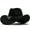 Black, variant on Cowboy Hats Wide Brim Cowboy Cowgirl Panama Hat With Retro Belt For Dress-Up Parties Costume Felt Hat