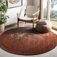 thumbnail image 2 of SAFAVIEH Classic Vintage Parker Paisley Overdyed Cotton Area Rug, Rust/Brown, 5' x 8', 2 of 9